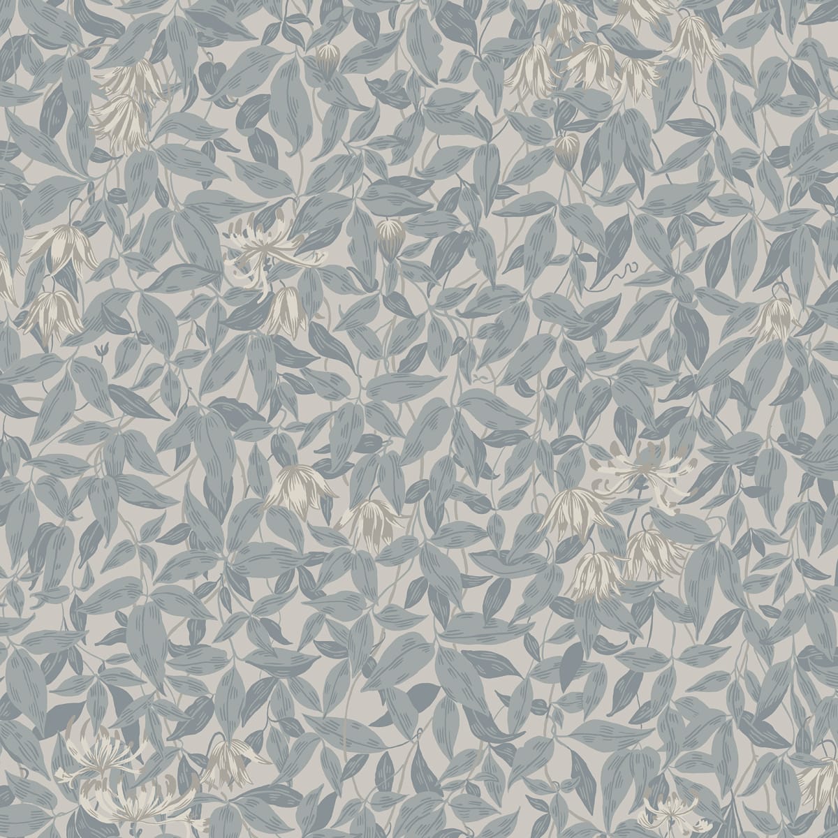 Linnea Wallpaper - Misty Blue - Sandberg - 838-36 - Premier Wallcovering