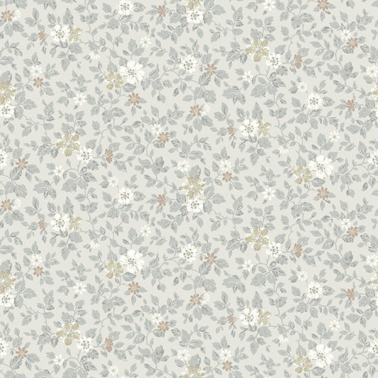 Linnea Wallpaper - Light Gray - Midbec - 16012 - Premier Wallcovering