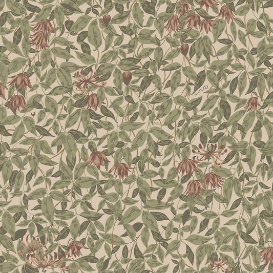 Linnea Wallpaper - Burgundy - Sandberg - S10557 - Premier Wallcovering