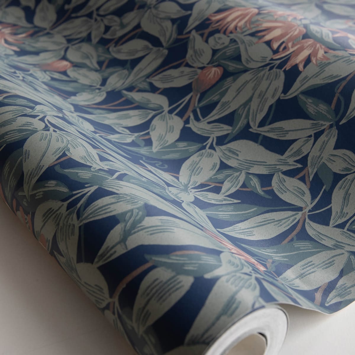 Linnea Wallpaper - Midnight Blue - Sandberg - 838-76 - Premier Wallcovering