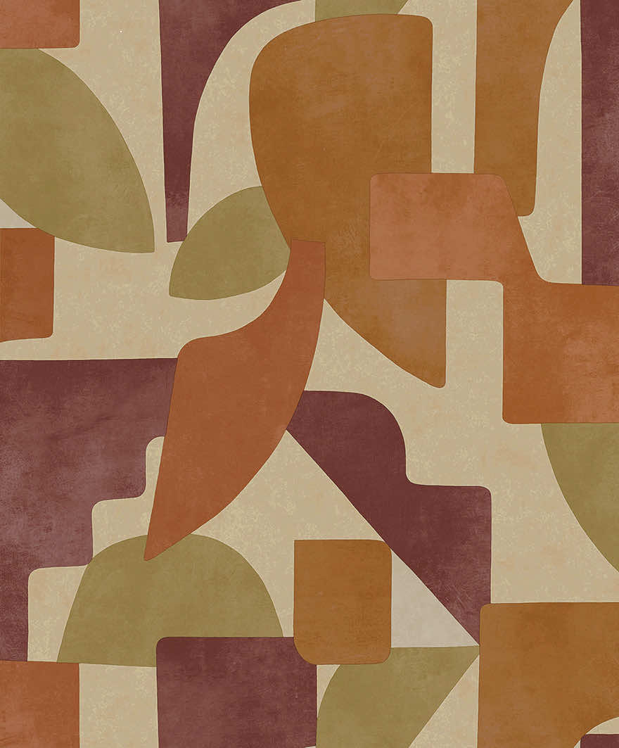 Linnet Wallpaper - Burgundy / Burnt Orange - Holden Décor - 91714 - Premier Wallcovering