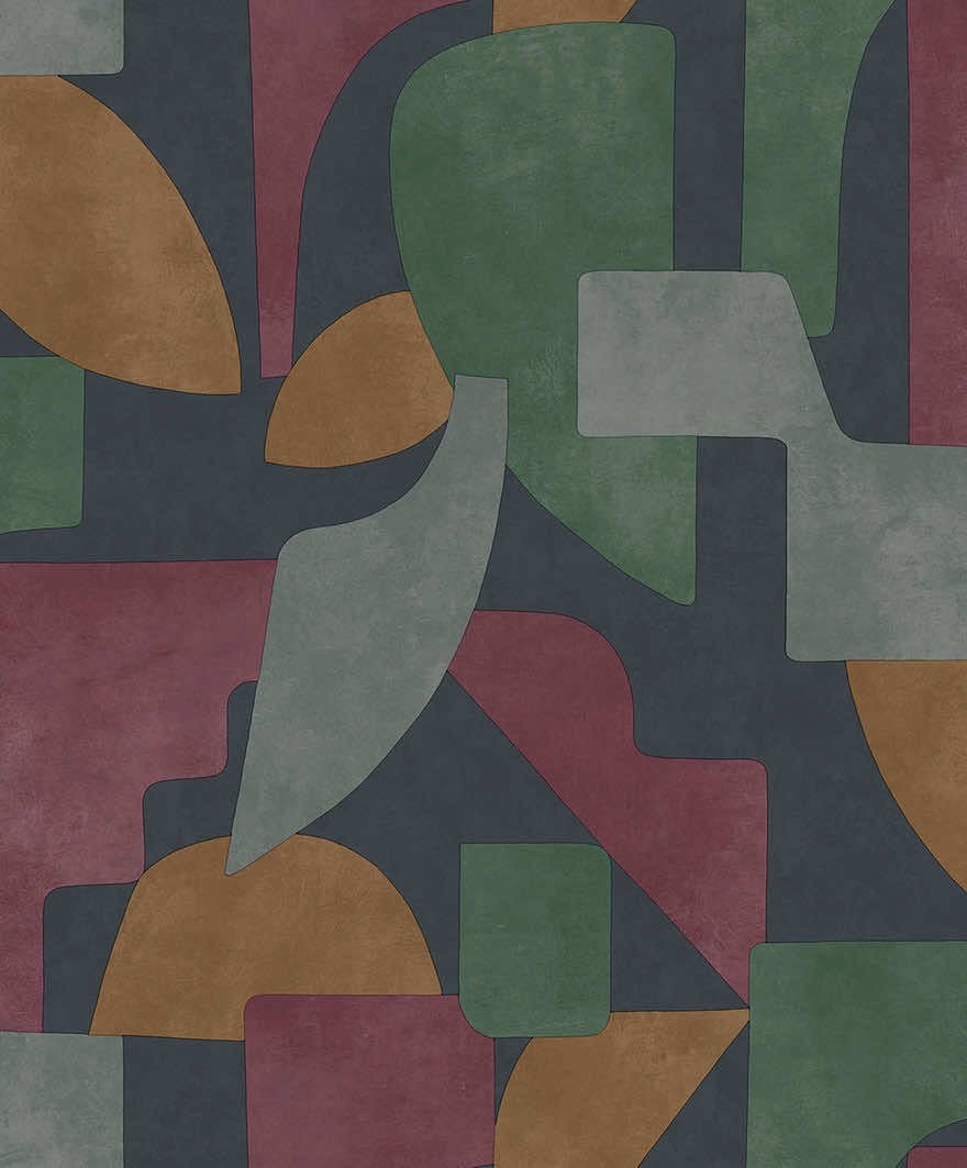 Linnet Wallpaper - Navy / Berry - Holden Décor - 91712 - Premier Wallcovering