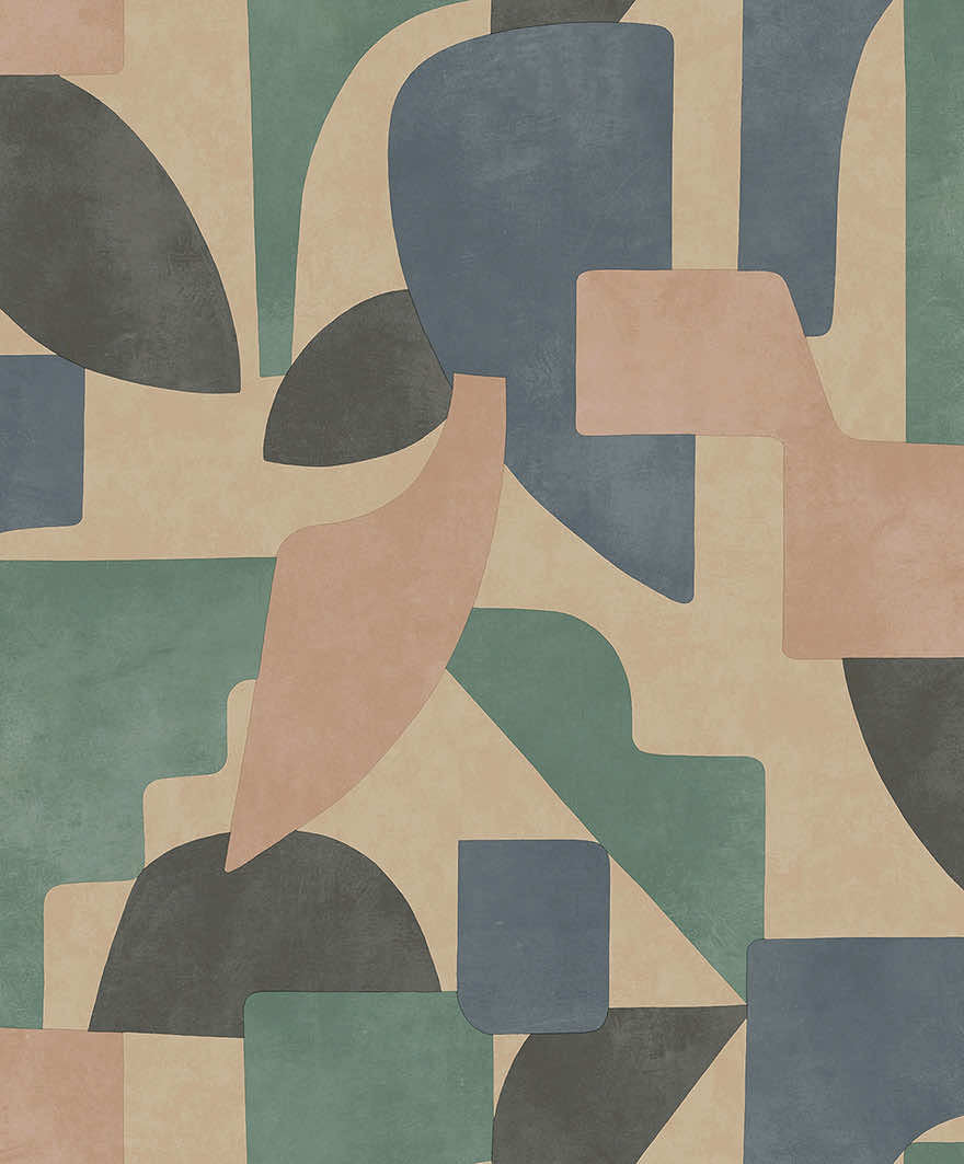 Linnet Wallpaper - Taupe / Aqua - Holden Décor - 91713 - Premier Wallcovering