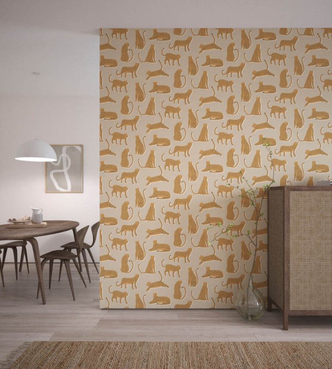 Lionel Wallpaper - Ginger - NESW112207 - Scion - Premier Wallcovering