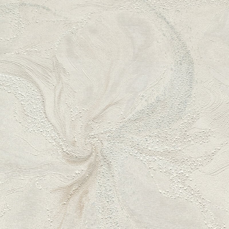 Liquid Aura Floral Metallic Wallpaper - Cream - Erismann - 10514 - 14 - Premier Wallcovering