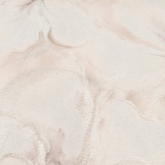Liquid Aura Floral Metallic Wallpaper - Pink - Erismann - 10514 - 05 - Premier Wallcovering