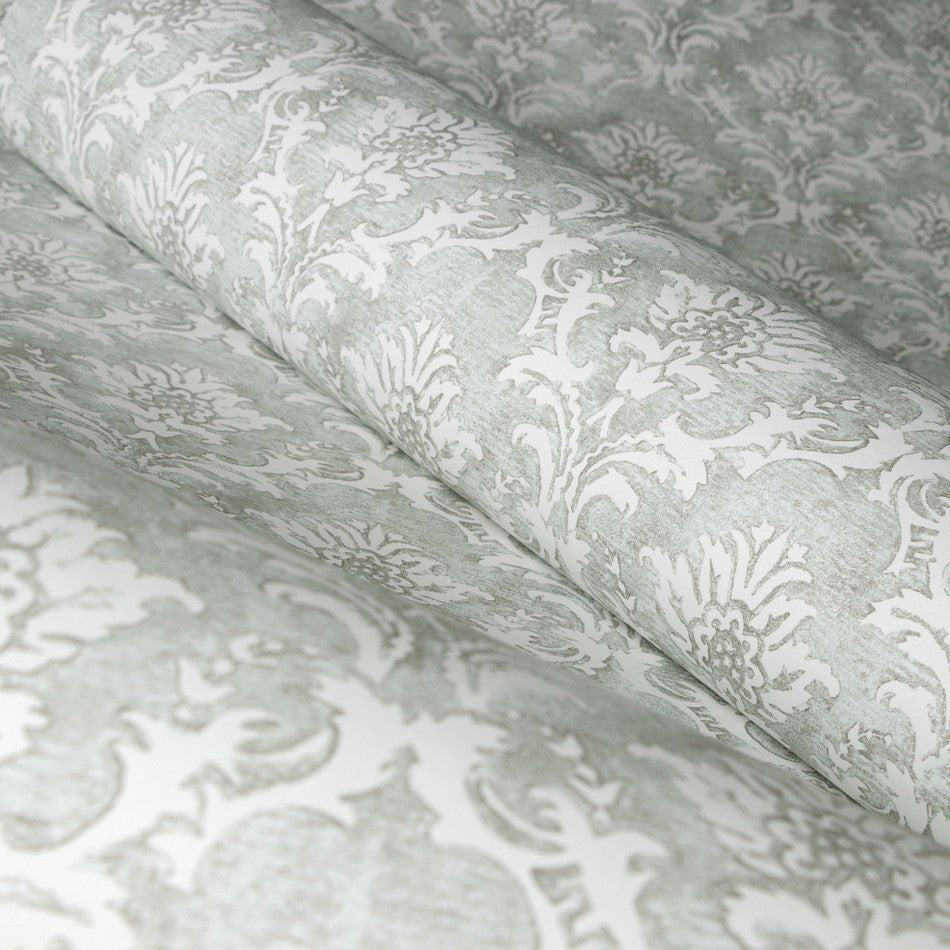 Lisboa Azulejo Wallpaper - Frost Mint - Hohenberger - 26860 - Premier Wallcovering