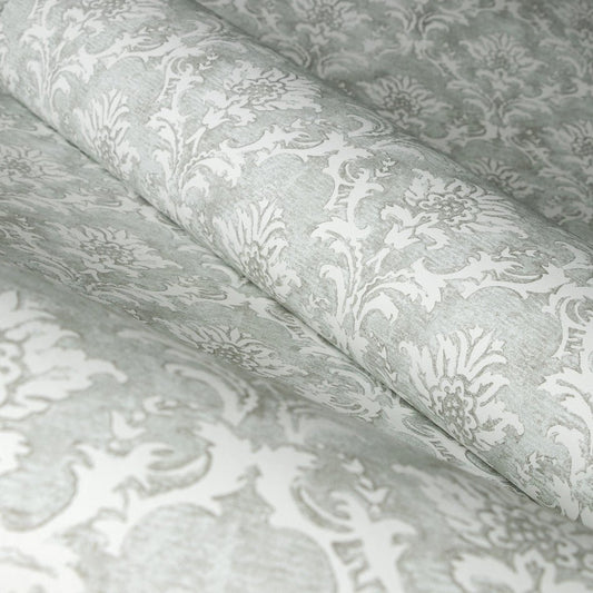 Lisboa Azulejo Wallpaper - Frost Mint - Hohenberger - 26860 - Premier Wallcovering