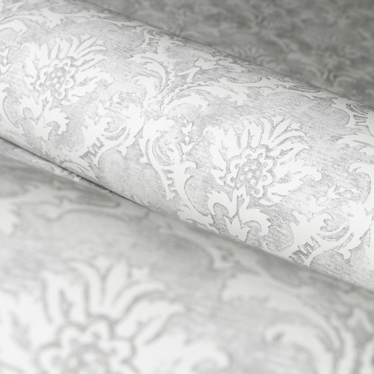 Lisboa Azulejo Wallpaper - Fossil Grey - Hohenberger - 26864 - Premier Wallcovering