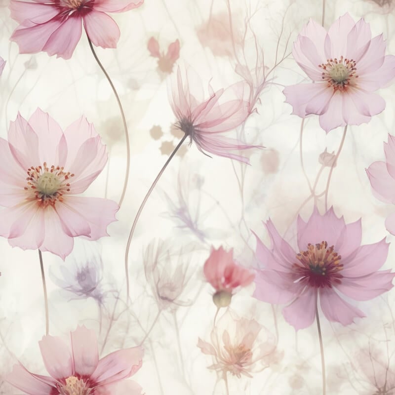 Lissa Flower Metallic Wallpaper - Pink - Muriva - 215501 - Premier Wallcovering