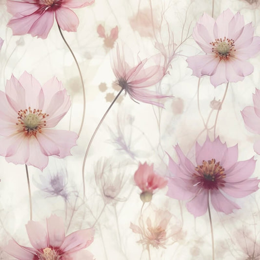 Lissa Flower Metallic Wallpaper - Pink - Muriva - 215501 - Premier Wallcovering