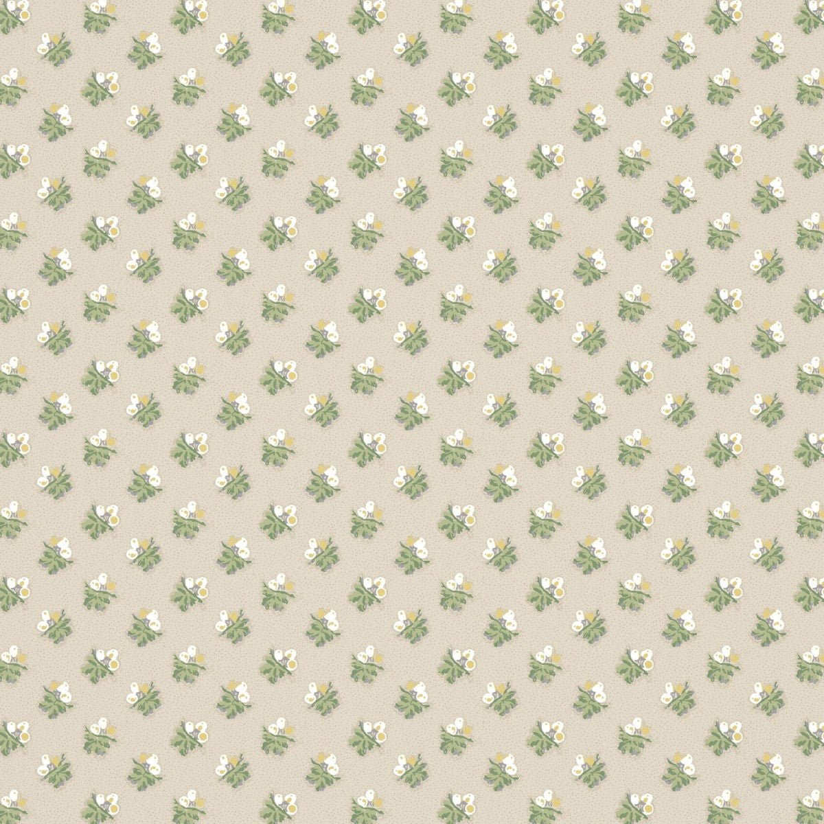 Little Toile Wallpaper - Green - Warner House - Premier Wallcovering