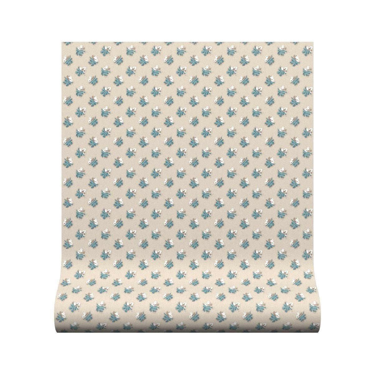 Little Toile Wallpaper - Blue - Warner House - Premier Wallcovering
