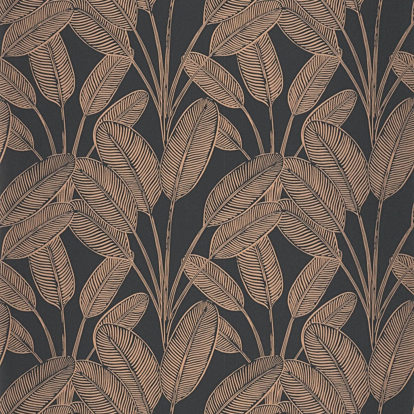 Little Banana Wallpaper - Noir Cuivre - Caselio - 104329451 - Premier Wallcovering