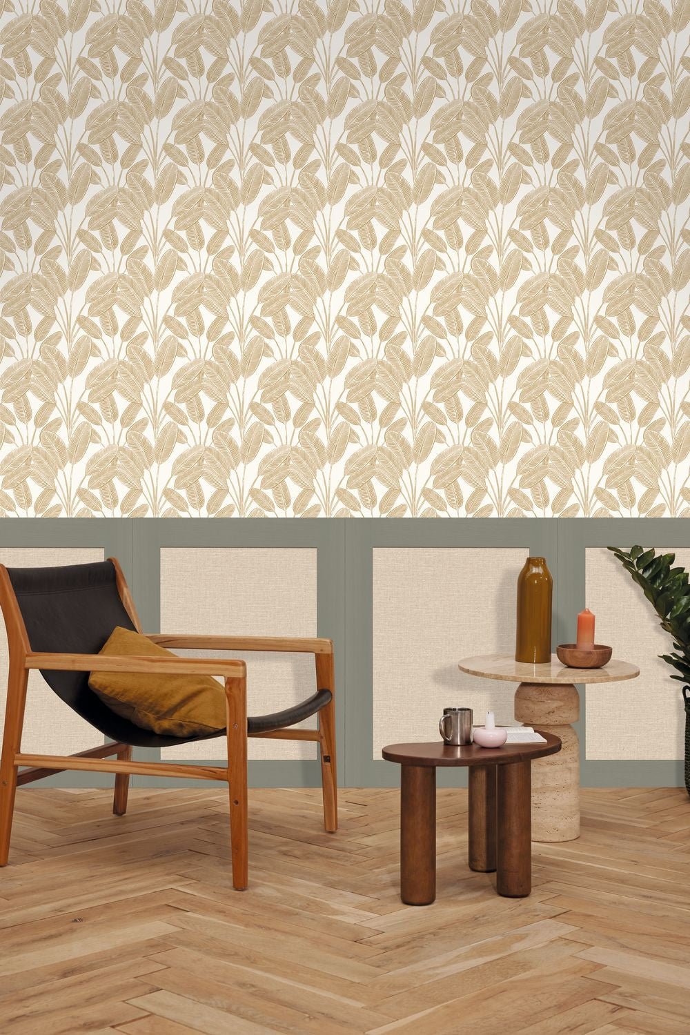 Little Banana Wallpaper - Blanc - Caselio - 104320247 - Premier Wallcovering