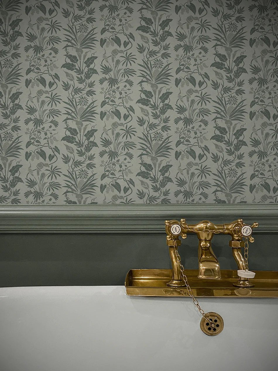 Little Botanize Wallpaper - Historic Sage - Divine Savages - DVS138-LIBT-HSAG-WR - Premier Wallcovering