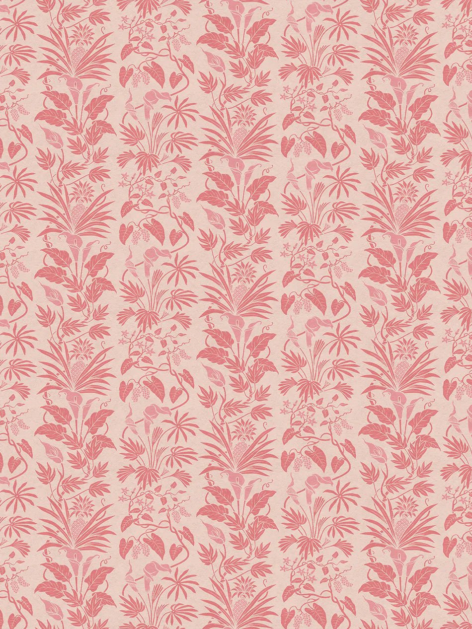 Little Botanize Wallpaper - Strawberry Blush - Divine Savages - DVS135-LIBT-STRW-WR - Premier Wallcovering