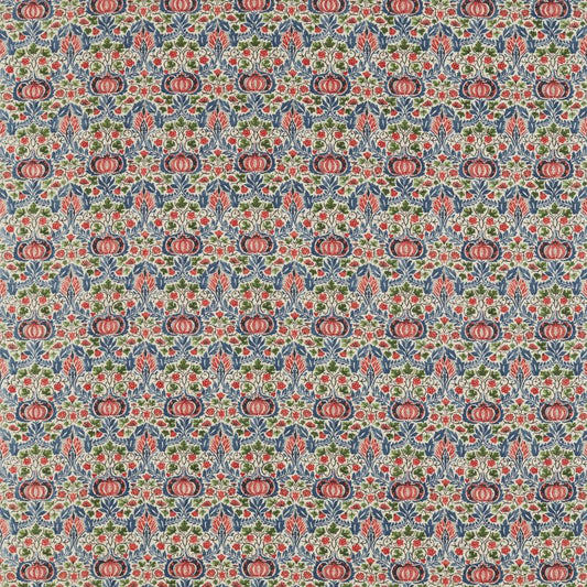 Little Chintz Fabric - Blue/Fennel - Morris & Co - 226406 - Premier Wallcovering