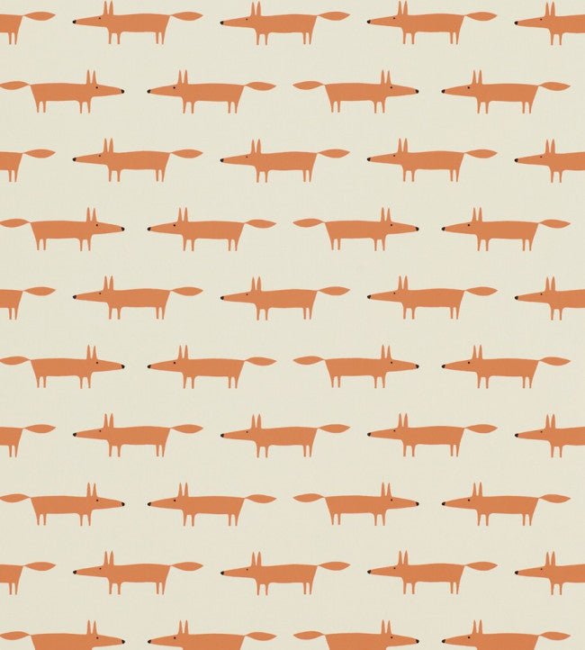 Little Fox Wallpaper - Ginger - NSWA110841 - Scion - Premier Wallcovering