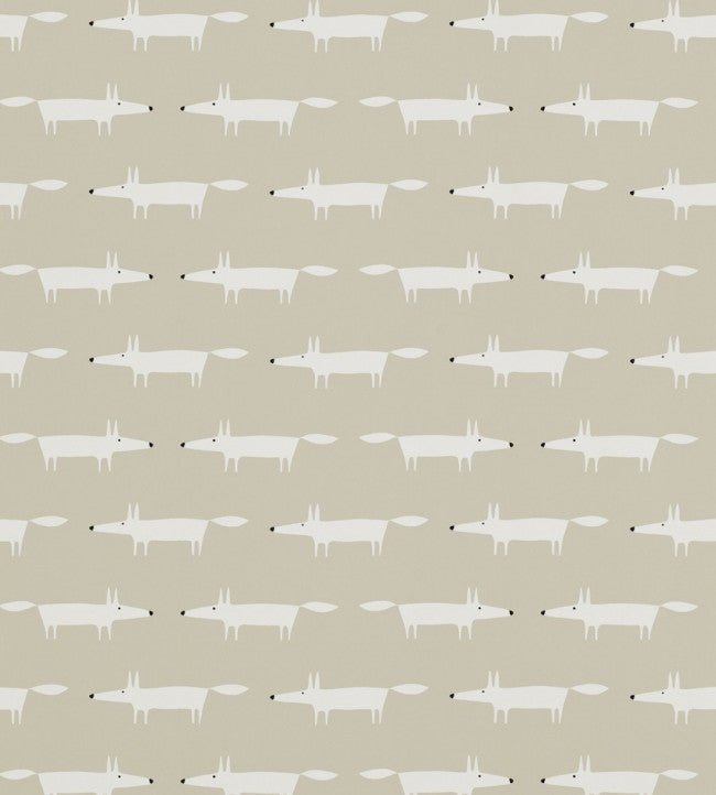 Little Fox Wallpaper - Snow - NSWA110839 - Scion - Premier Wallcovering