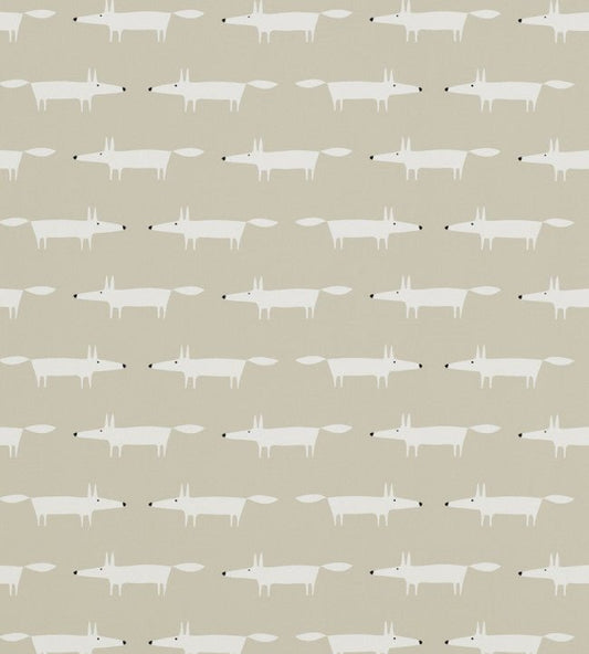 Little Fox Wallpaper - Silver - NSWA110838 - Scion - Premier Wallcovering