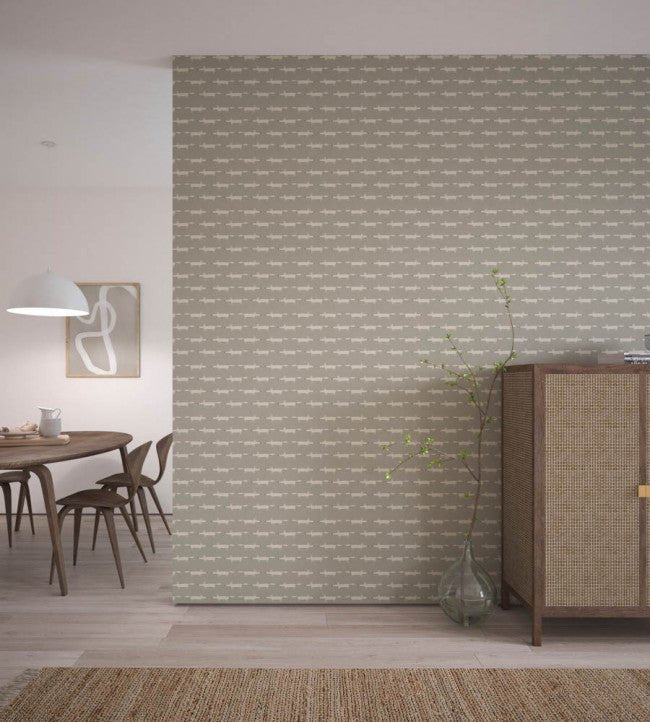 Little Fox Wallpaper - Silver - NSWA110838 - Scion - Premier Wallcovering