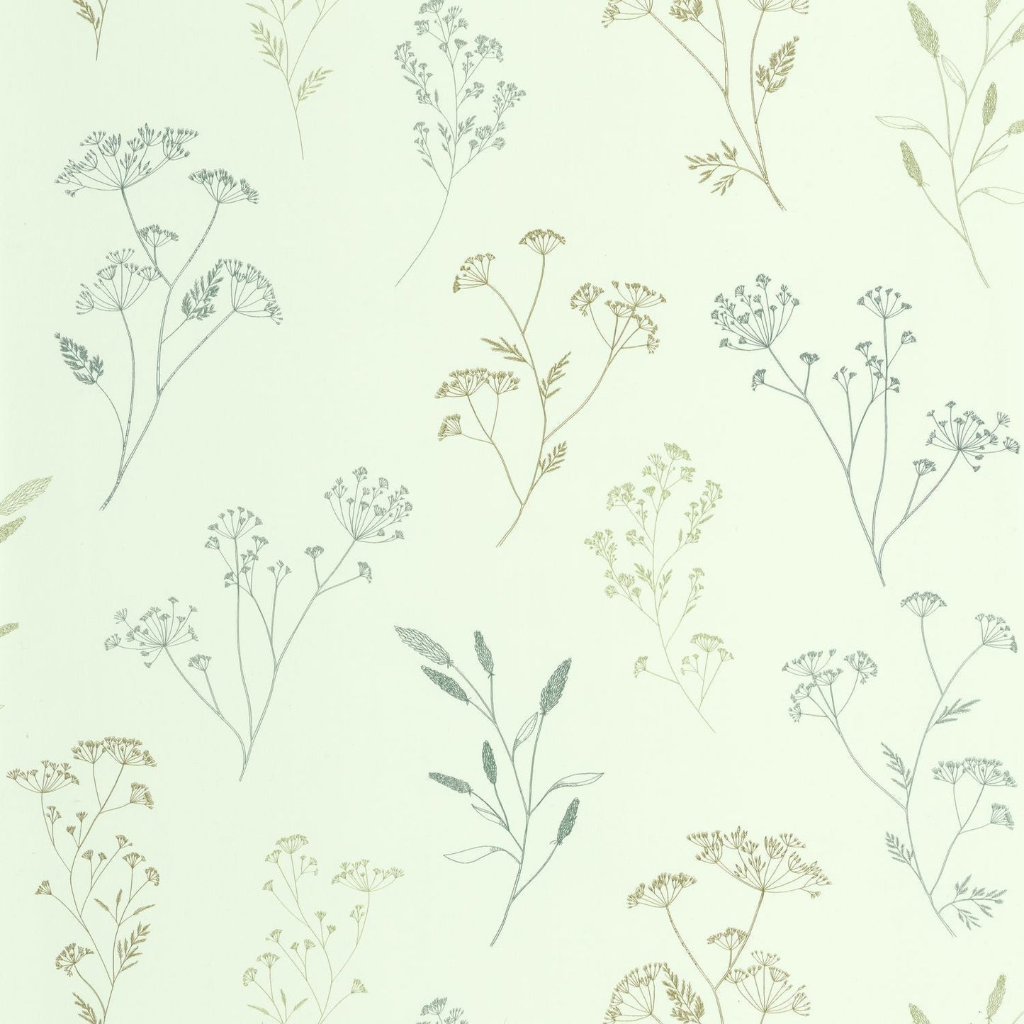 Little Graminea Wallpaper - Vert d'eau - Caselio - 106687158 - Premier Wallcovering