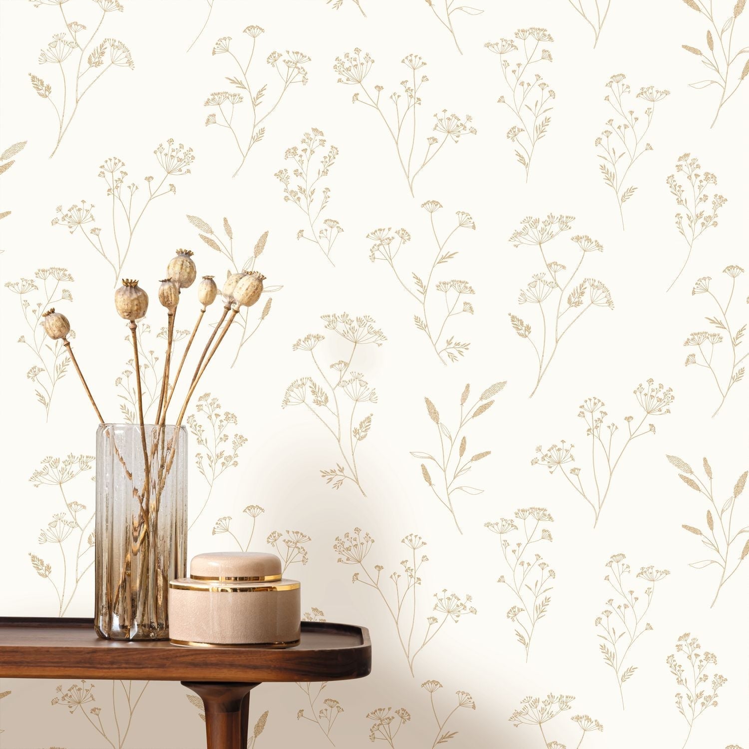 Little Graminea Wallpaper - blanc - Caselio - 106680234 - Premier Wallcovering