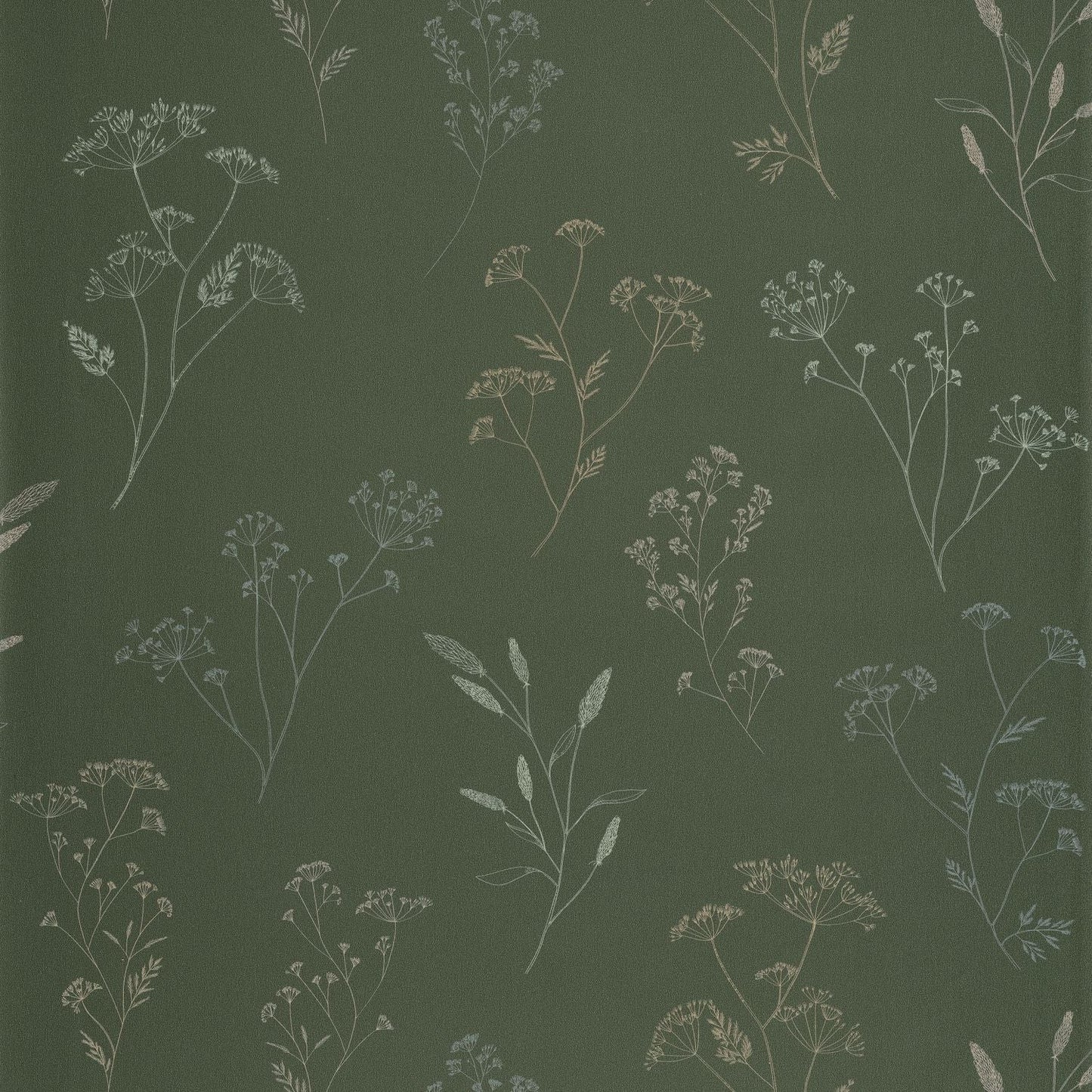 Little Graminea Wallpaper - Vert anglais - Caselio - 106687869 - Premier Wallcovering