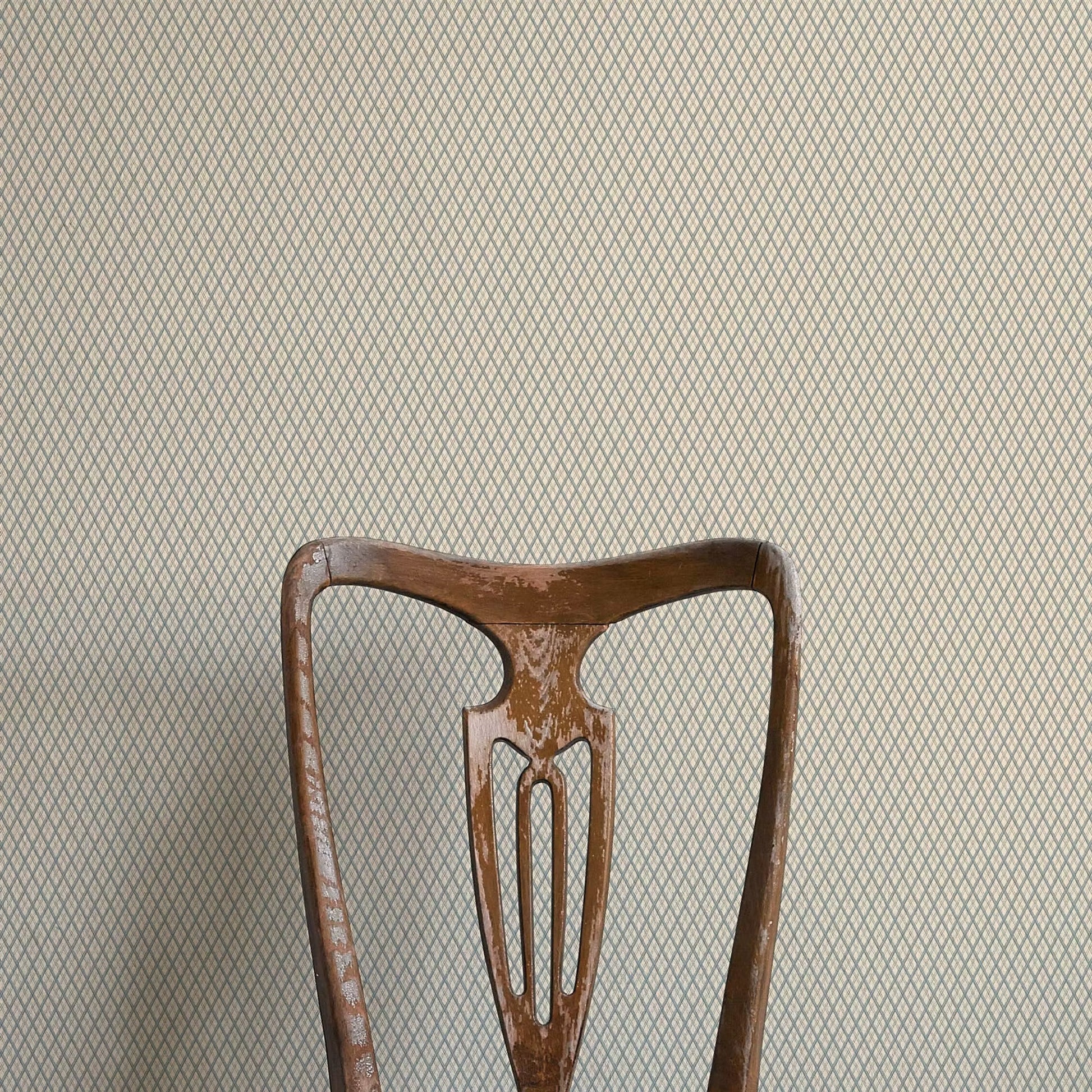 Little Lattice Wallpaper - Blue - Ottoline - W/LLAT/101/6 - Premier Wallcovering