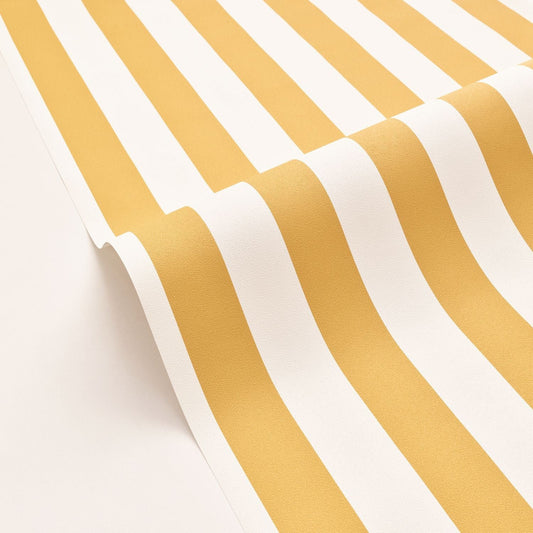 Little Lines Wallpaper - Jaune Soleil - Caselio - 104032122 - Premier Wallcovering