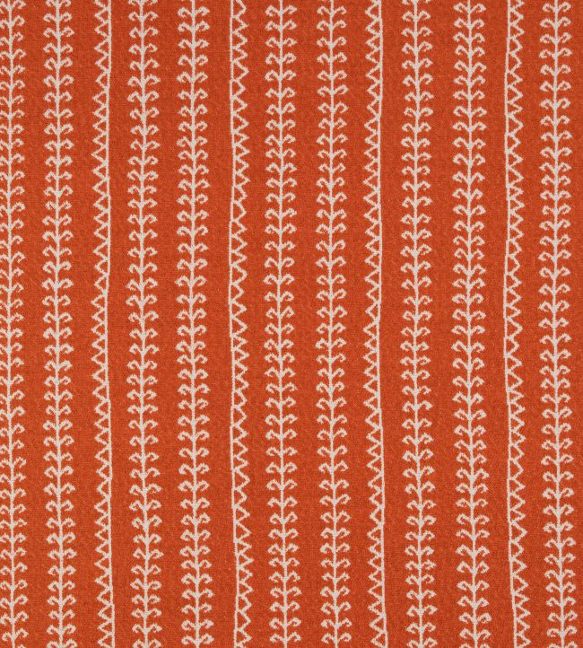 Little Weed Fabric - Orange - Christopher Farr Cloth - CF1006 - 03 - Premier Wallcovering