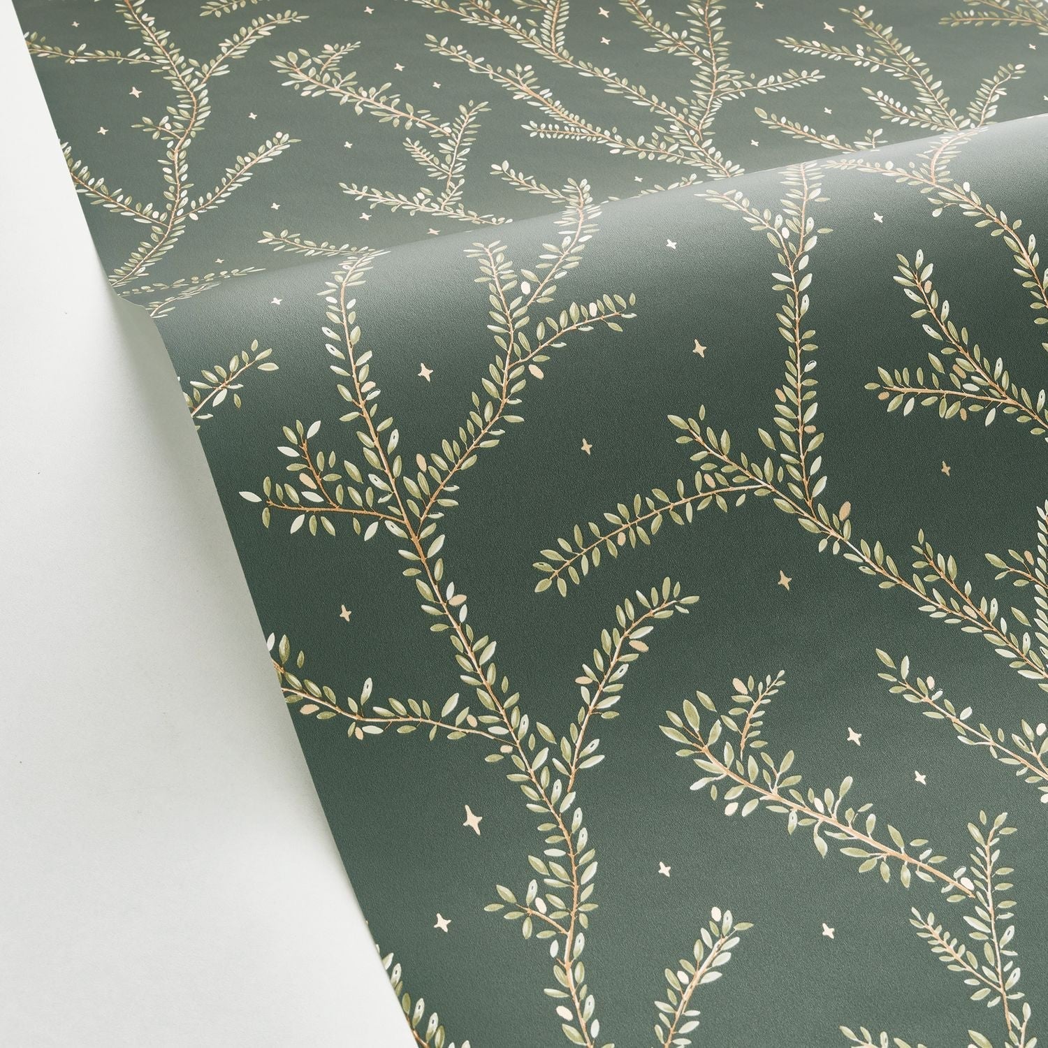 Little Woods Wallpaper - Kaki - Caselio - 102947719 - Premier Wallcovering