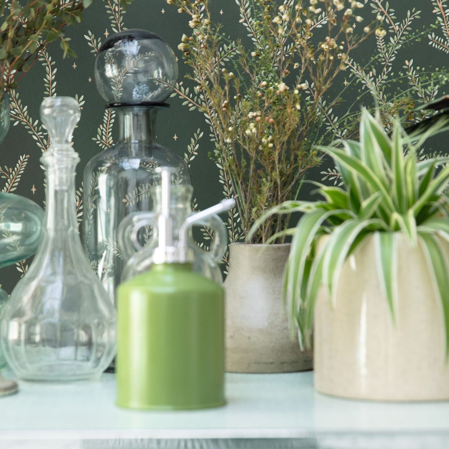 Little Woods Wallpaper - Kaki - Caselio - 102947719 - Premier Wallcovering