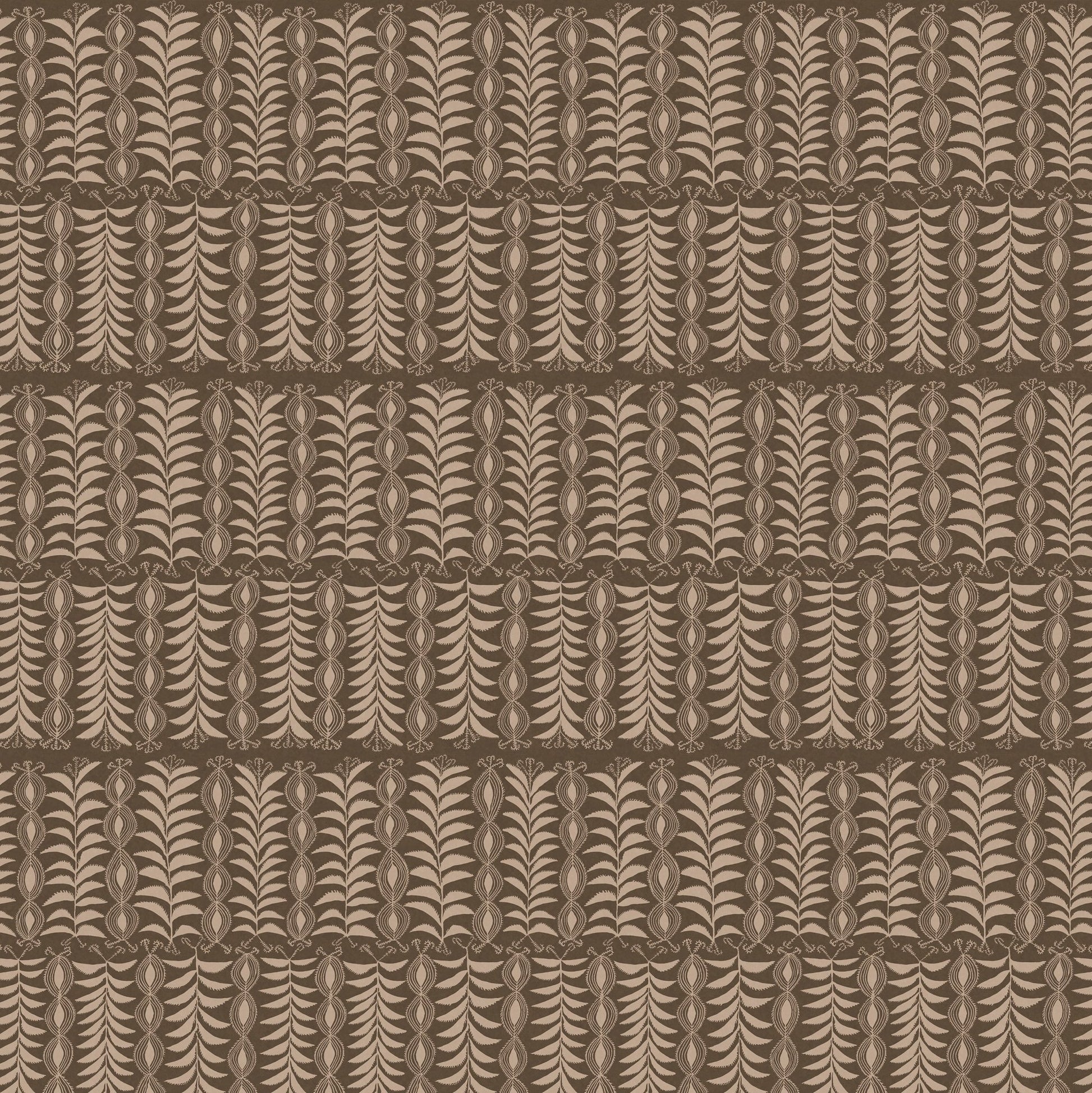 Little Zanzibar Wallpaper - Chocolate - Penny Morrison - ZANZIBAR-CHOCOLATE - Premier Wallcovering