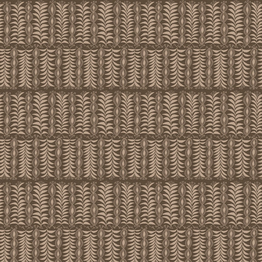 Little Zanzibar Wallpaper - Chocolate - Penny Morrison - ZANZIBAR-CHOCOLATE - Premier Wallcovering