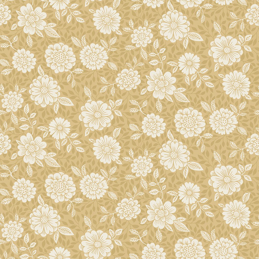 Lizette Wallpaper - Yellow - Midbec - 15910 - Premier Wallcovering