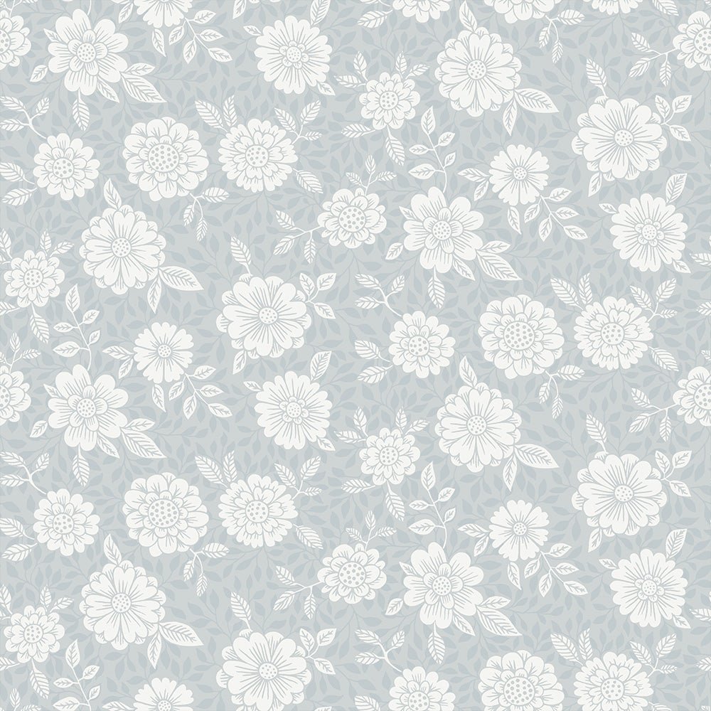 Lizette Wallpaper - Light Blue - Midbec - 15912 - Premier Wallcovering
