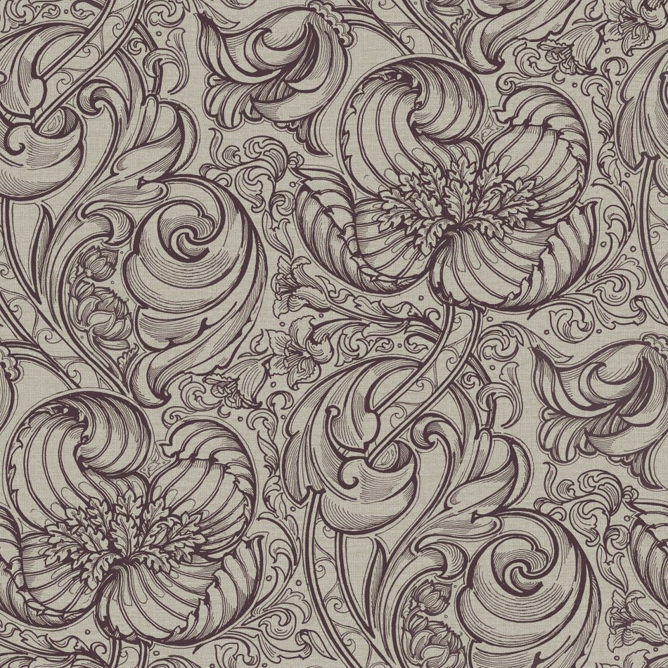 Llewelyn Bowen Down the Dilly Wallpaper - Red - Galerie - LB25115 - Premier Wallcovering
