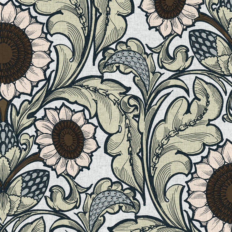 Llewelyn Bowen Sunnyside Up Wallpaper - Pink - Galerie - LB25148 - Premier Wallcovering