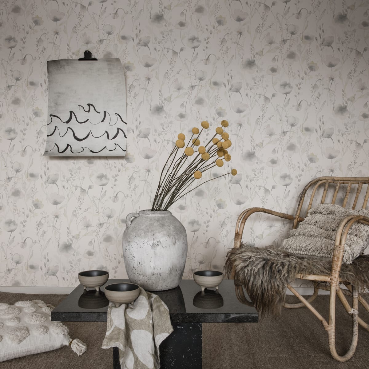 Lo Wallpaper - Pastel - Sandberg - 226-18 - Premier Wallcovering