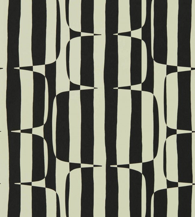 Lohko Stripe Wallpaper - Liquorice - NBIW113038 - Scion - Premier Wallcovering
