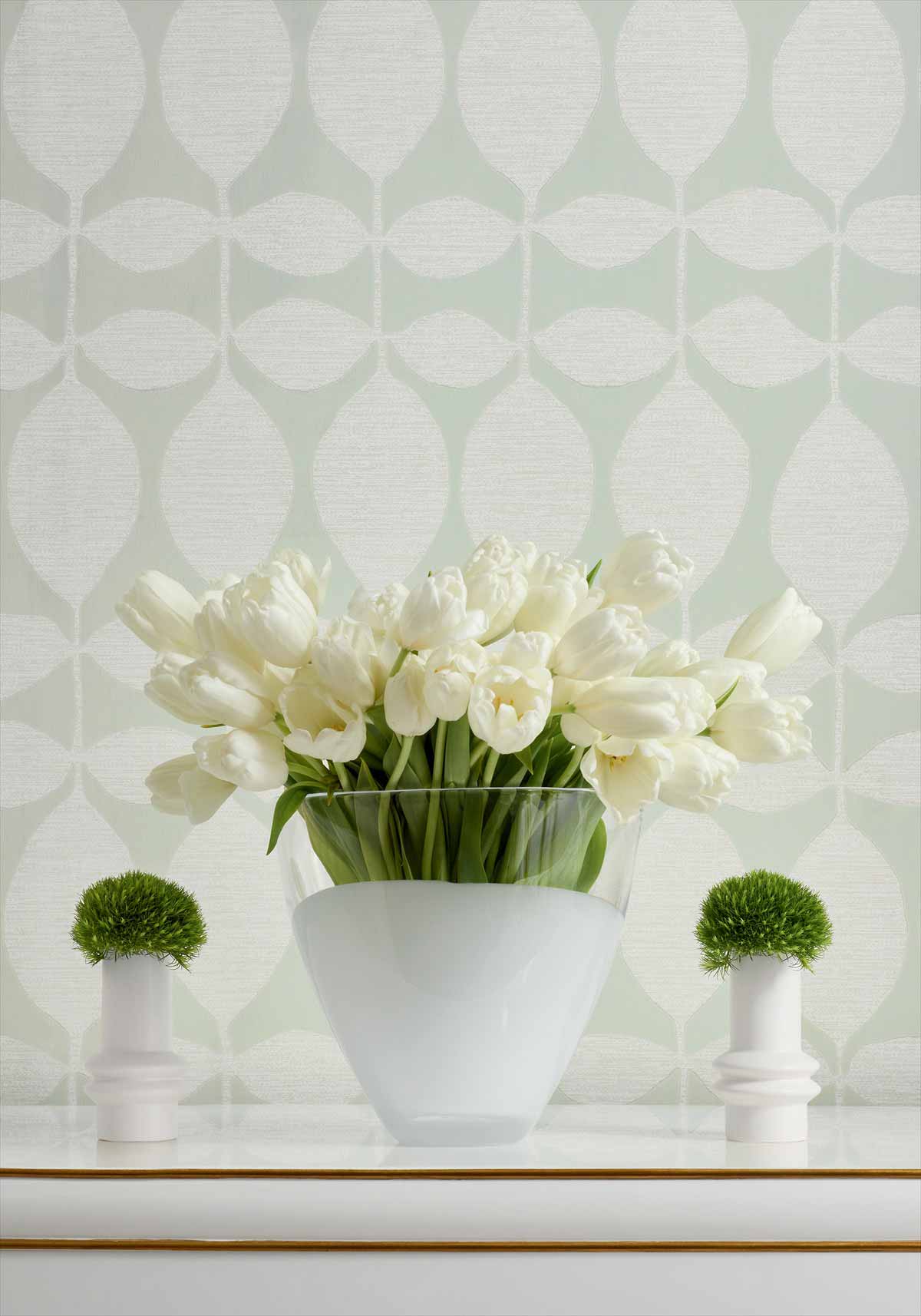Lola Wallpaper - Neutral - Thibaut - T41042 - Premier Wallcovering