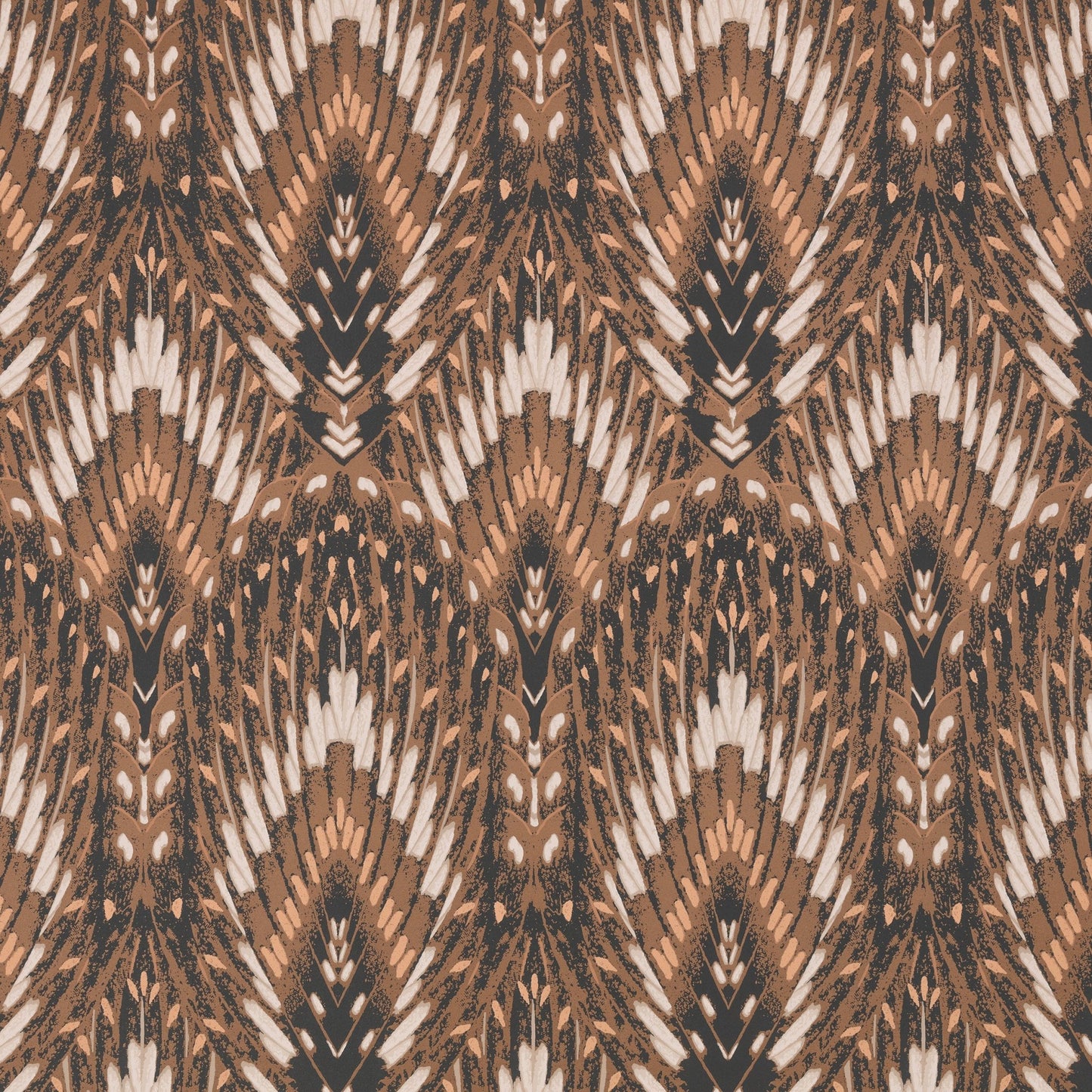 Lolana Wallpaper - Sienna - Romo - Temperley London - W452/06 - Premier Wallcovering
