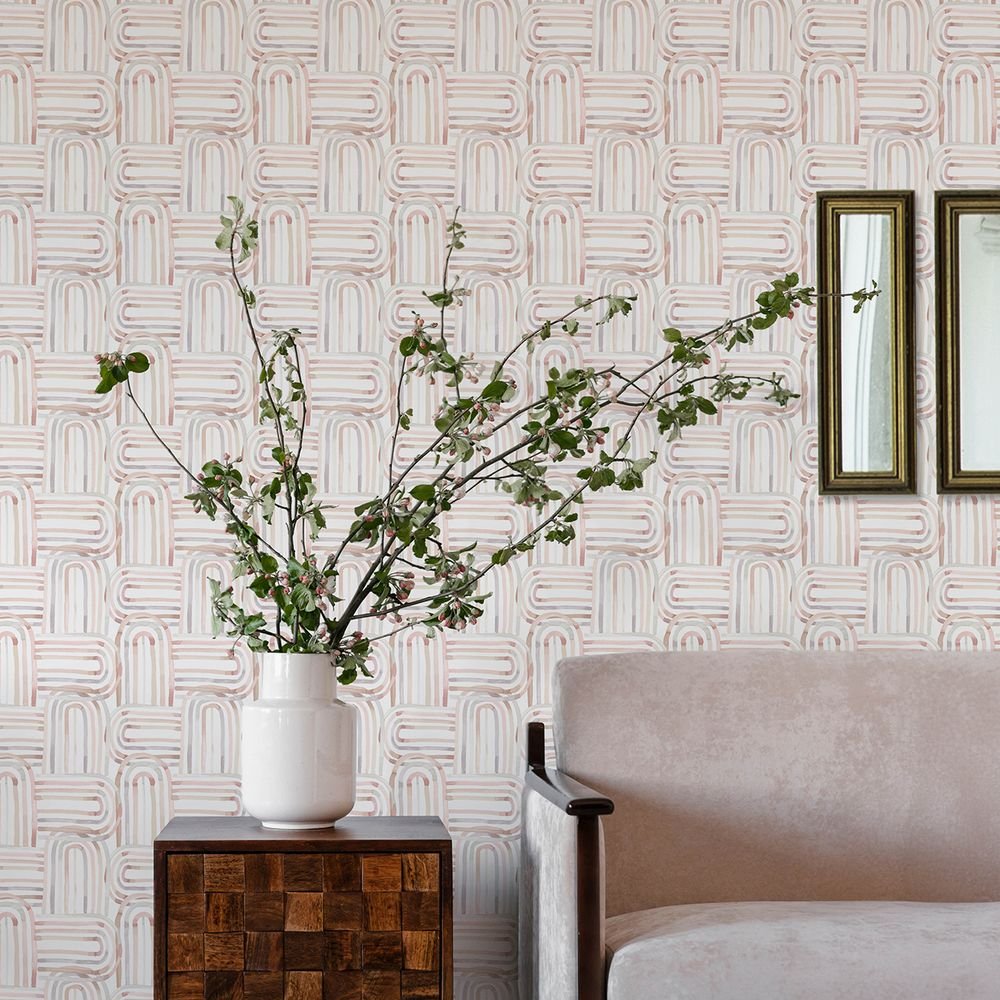 Lolly Wallpaper - Pastel Blush - A Street Prints - FD27271 - Premier Wallcovering