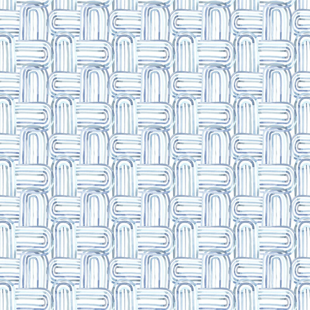Lolly Wallpaper - Blue - A Street Prints - FD27273 - Premier Wallcovering