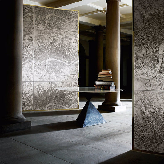 London 1832 Wallpaper - Silver - ZPHA312623 - Zoffany - Premier Wallcovering
