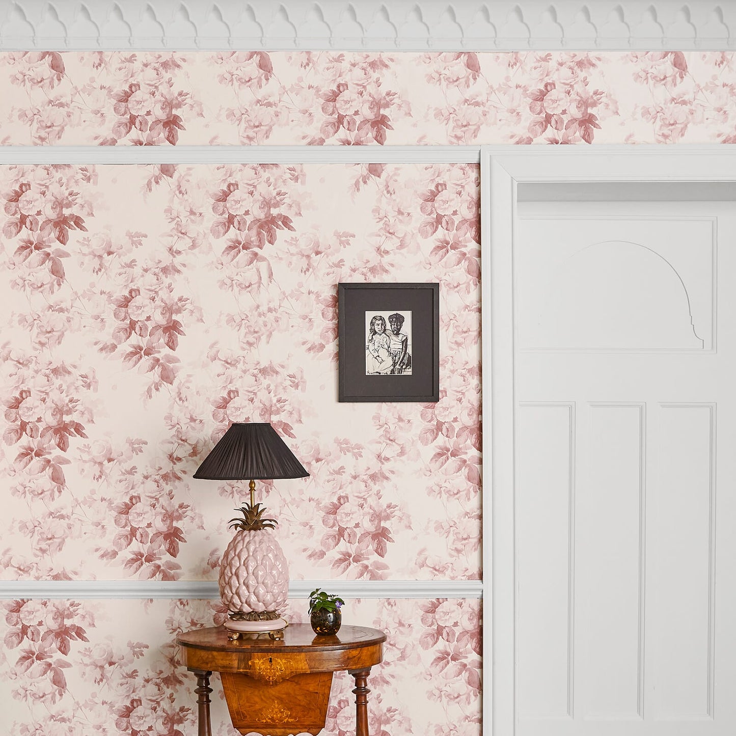 London Rose Wallpaper - Blush - House of Hackney - 1 - WA - LON - TR - BLS - XXX - Premier Wallcovering
