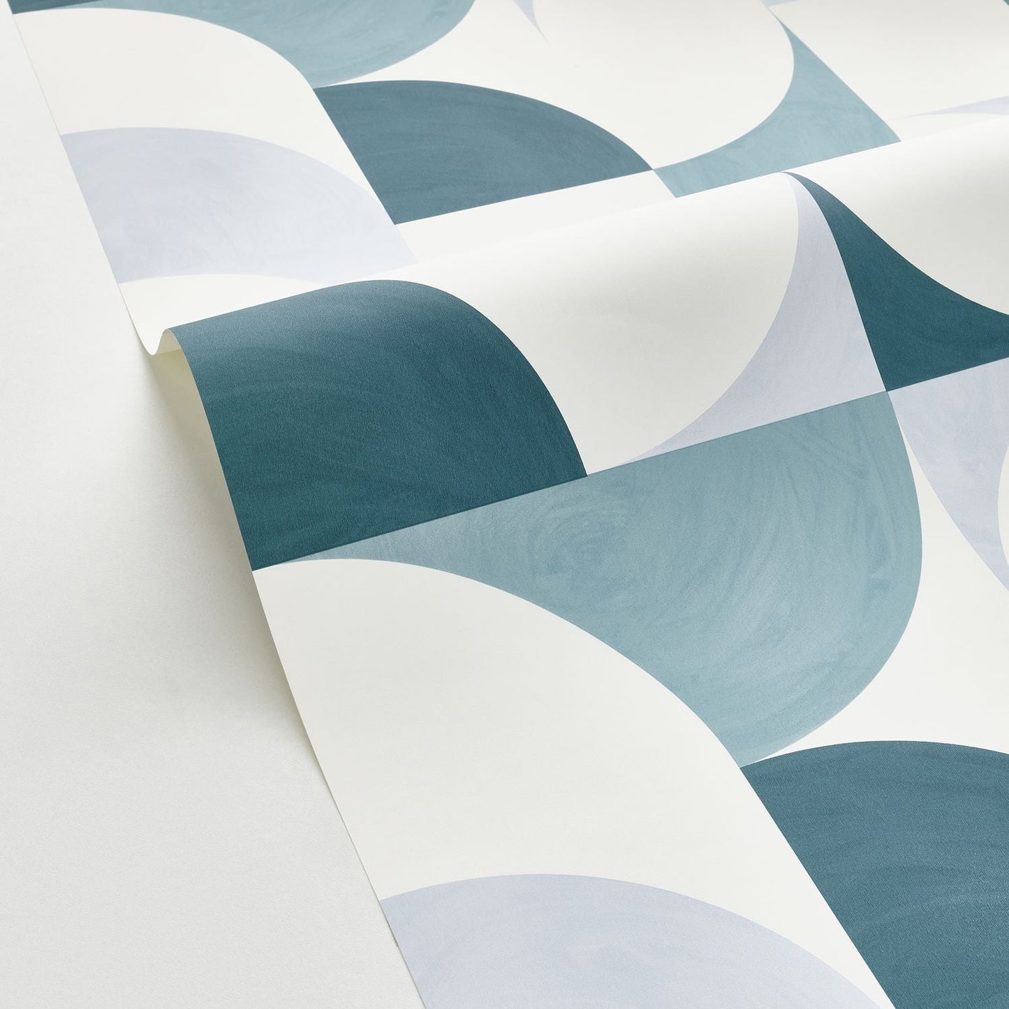 Look Around Wallpaper - Bleu Canard - Caselio - 102896000 - Premier Wallcovering