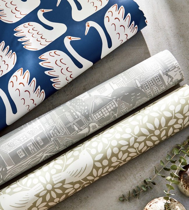 Looting Fruits Wallpaper - Pebble - NART112799 - Scion - Premier Wallcovering